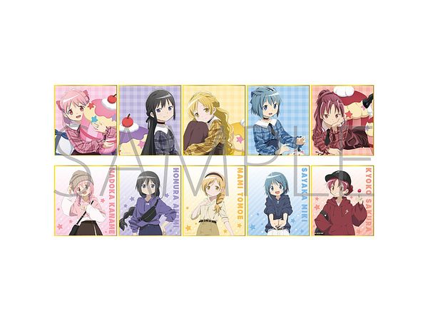 Puella Magi Madoka Magica Mini Shikishi Collection B 1Box 10pcs