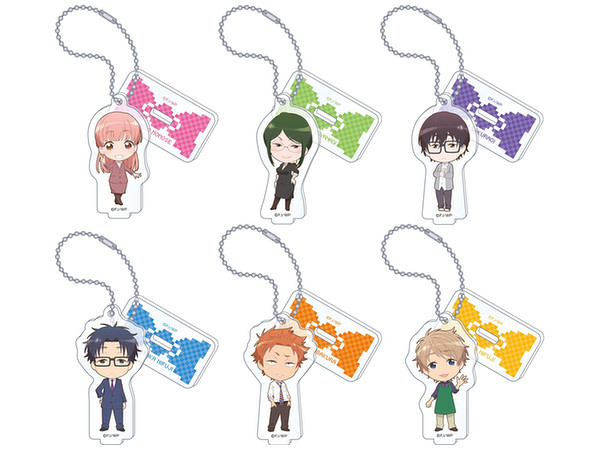 Wotakoi: Love is Hard for Otaku (Anime Ver.) Acrylic Keychain Collection with Stand Vol.2 1Box 6pcs