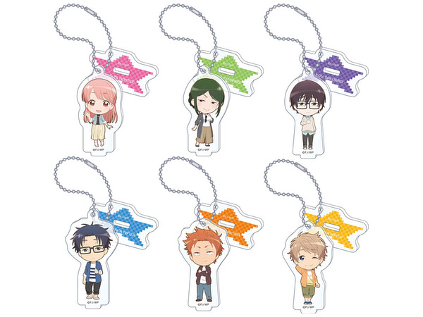 Wotakoi: Love is Hard for Otaku (Anime Ver.) Acrylic Keychain Collection with Stand Vol.3 1Box 6pcs