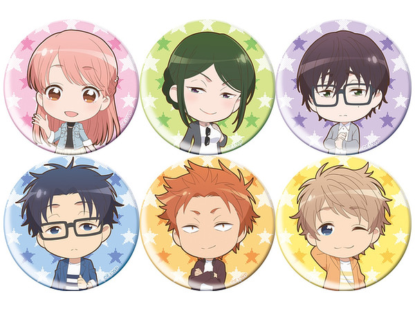 Wotakoi: Love is Hard for Otaku (Anime Ver.) Character Badge Collection Vol.3 1Box 6pcs