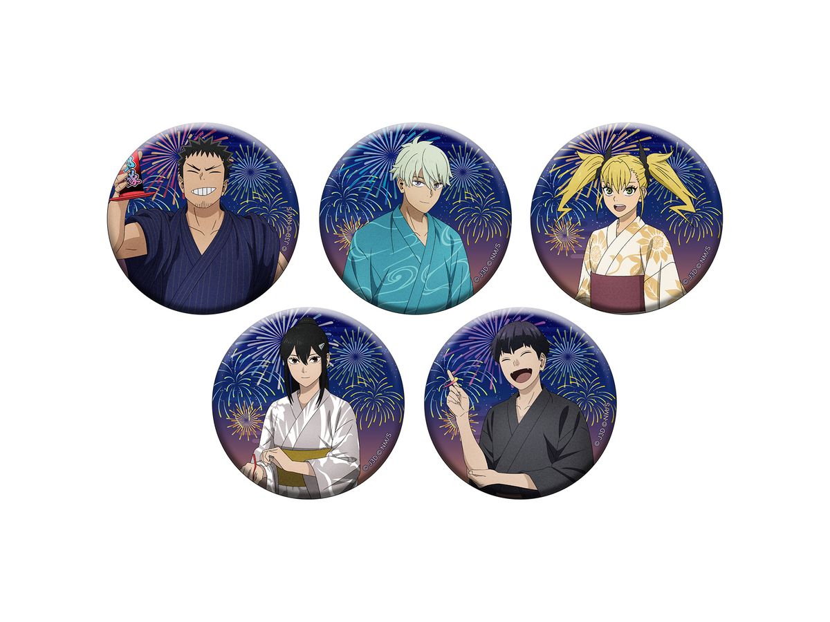 Kaiju No.8 Trading Can Badge Yukata Ver. 1Box 5pcs