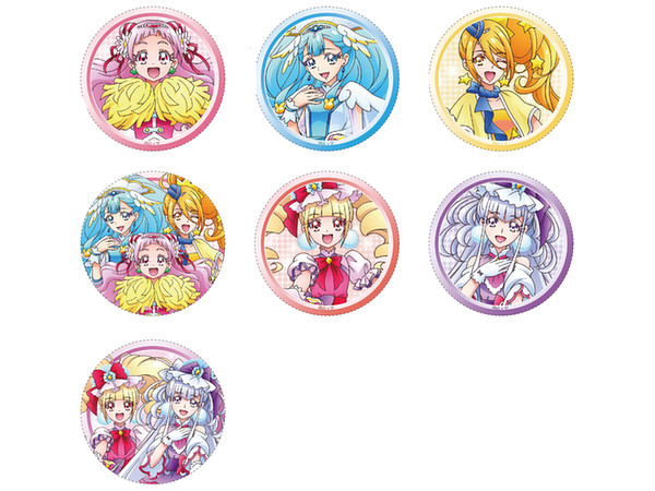 Hugtto! PreCure (Anime Ver.): Chara Badge Collection 1Box 7pcs