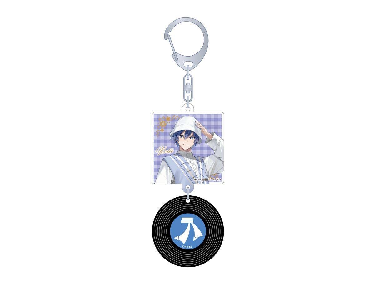 Hatsune Miku Series: Record-Style Keychain / Leja Fest F Kaito