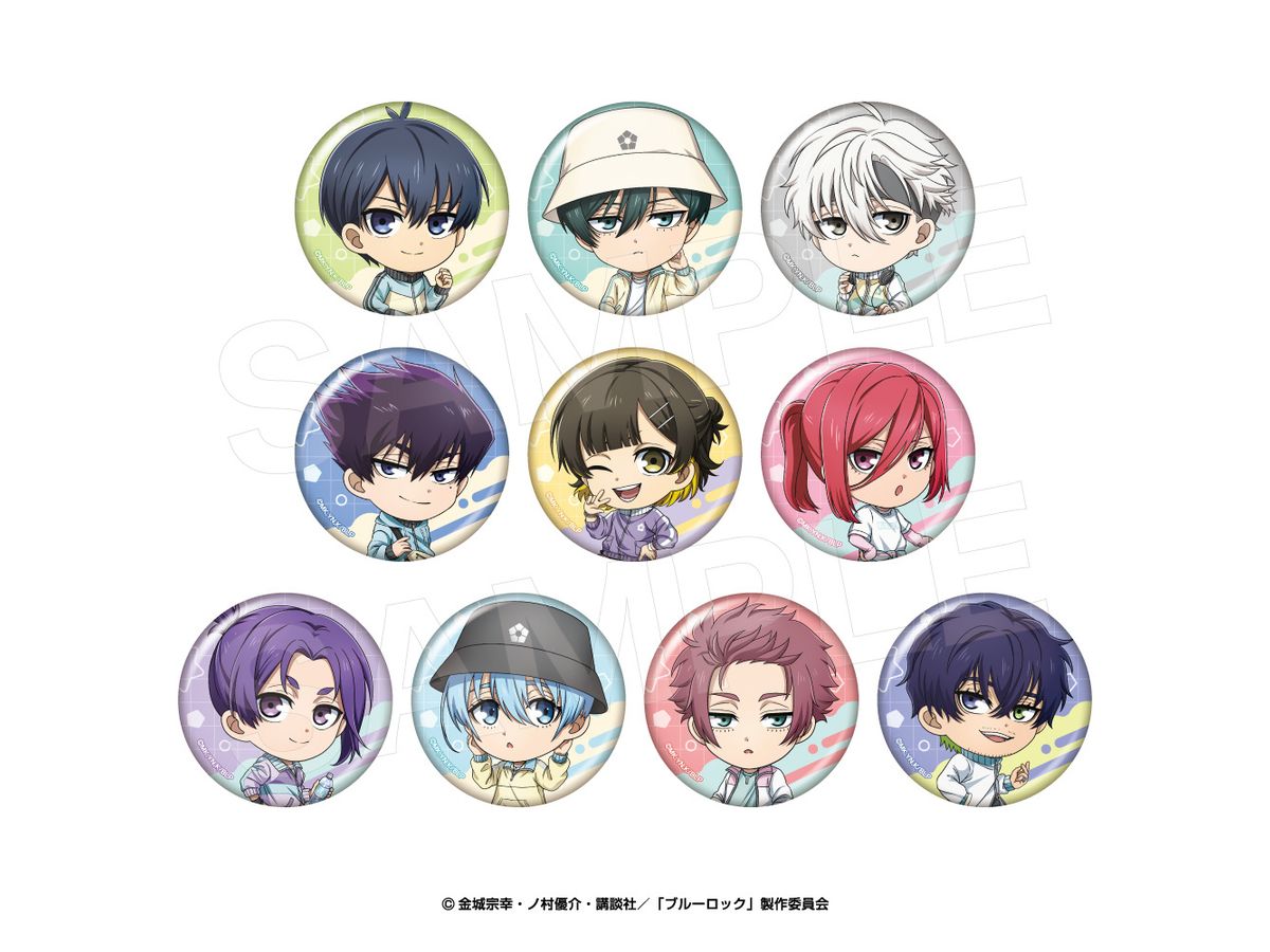 Blue Lock Character Badge Collection (Pastel Wear Mini) 1Box 10Pcs