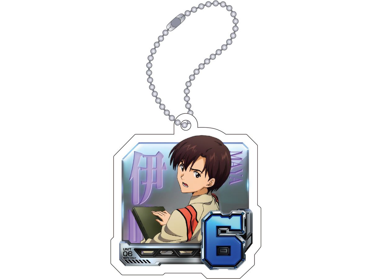 Evangelion: Acrylic Key Chain / Normal Pattern (6/Maya Ibuki) Godzilla Vs. Evangelion: Second Impact G