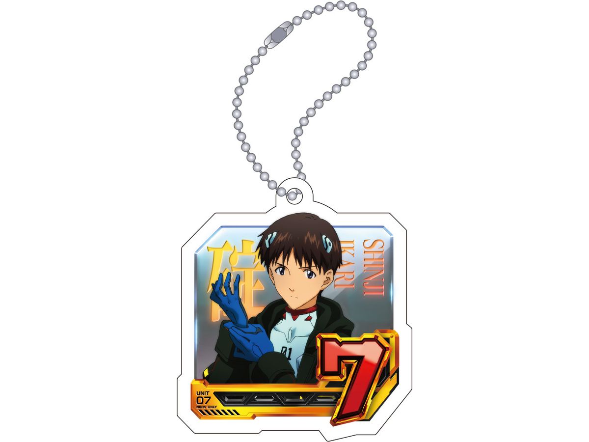 Evangelion: Acrylic Key Chain / Normal Pattern (7/Shinji Ikari) Godzilla Vs. Evangelion: Second Impact G