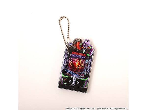 Evangelion: Acrylic Block Key Chain / Godzilla Vs. Evangelion: Second Impact G