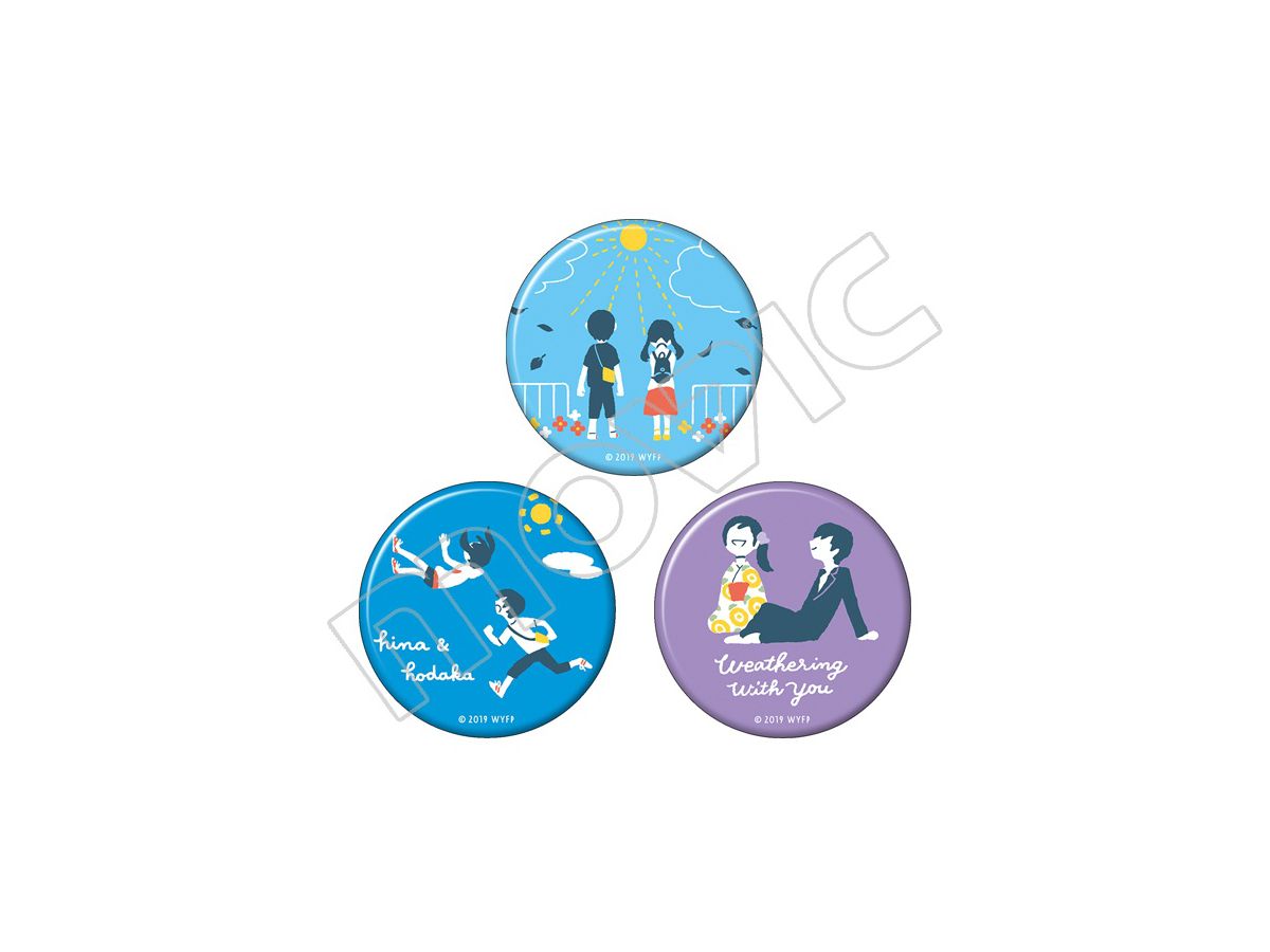 Weathering with You: Can Badge Set: A