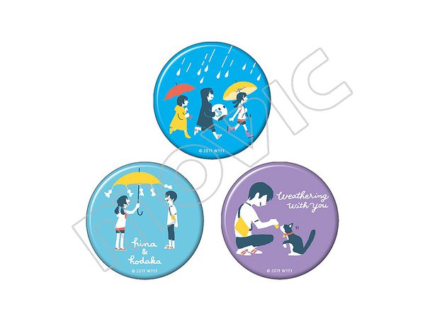 Weathering with You: Can Badge Set: B