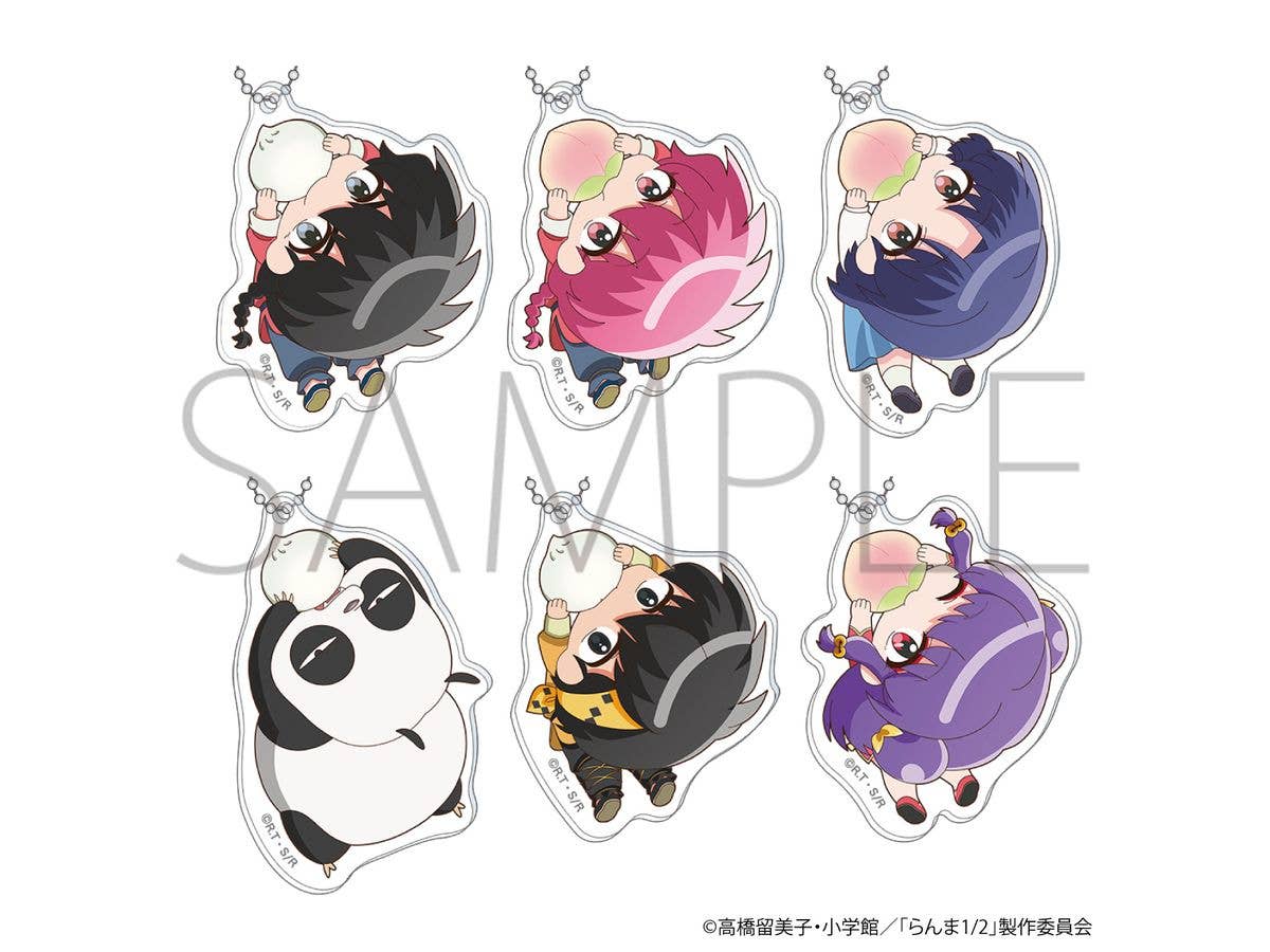Ranma 1/2: Caprikko Acrylic Keychain Collection 1 Box 6 Pieces