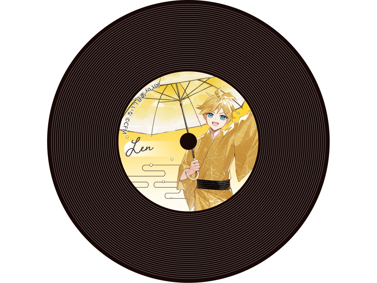 Hatsune Miku Series: Record Style Coaster / Kagamine Len