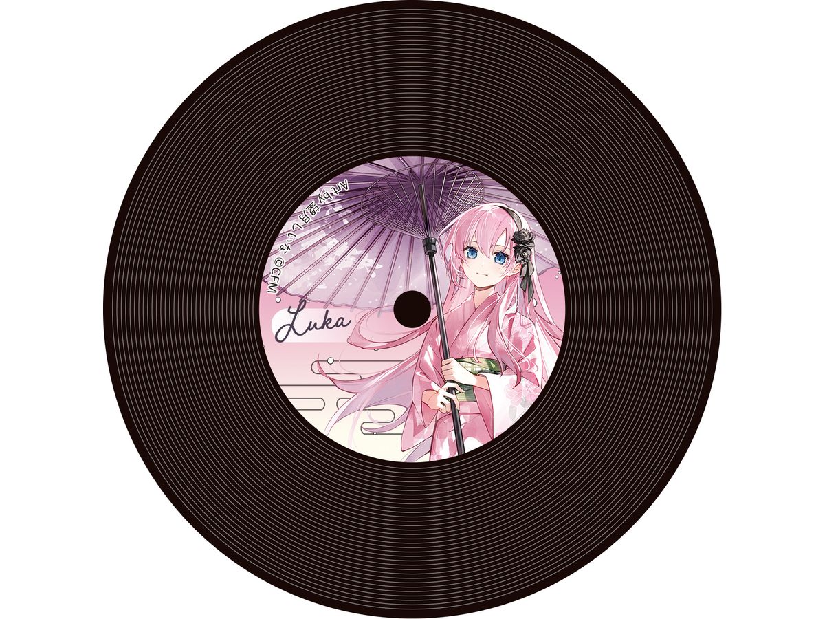 Hatsune Miku Series: Record-Style Coaster / Megurine Luka