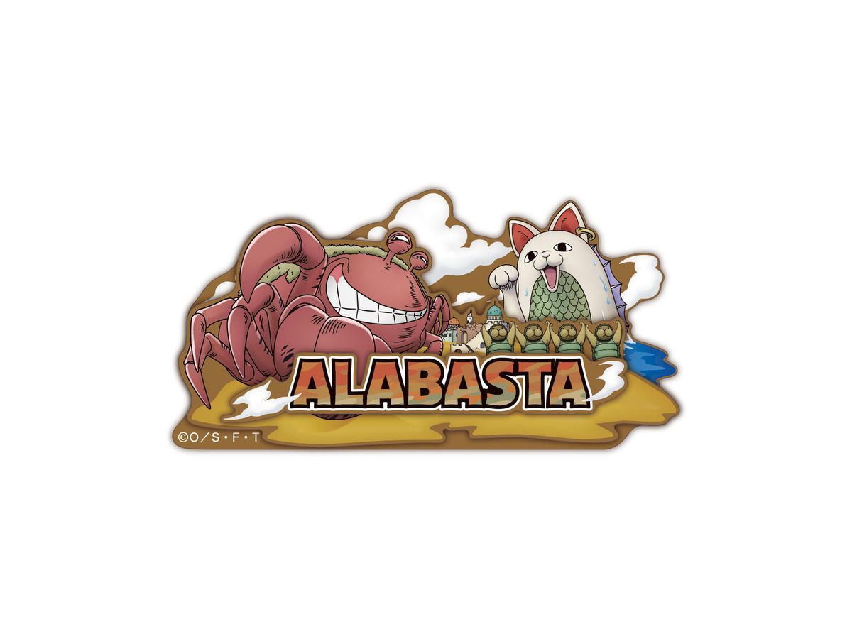 One Piece: Souvenir Magnet / Alabasta Edition