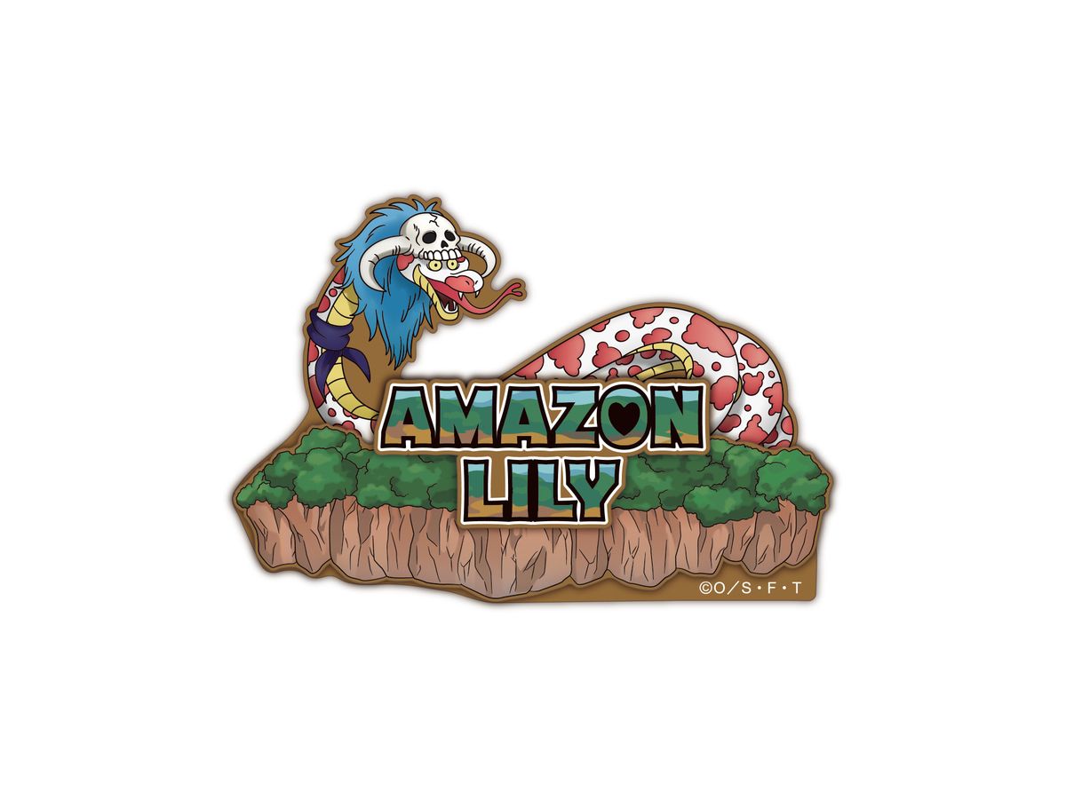 One Piece: Souvenir Magnet / Onnagashima Amazon Lily Edition