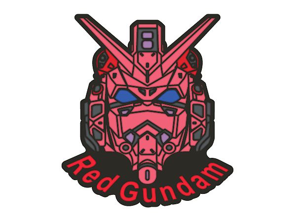 Mobile Suit Gundam Gquuuuuux Pins / Red Gundam