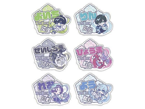Blue Lock 2Nd Season Name Badge Collection (Pastel Pop) 1Box 6Pcs