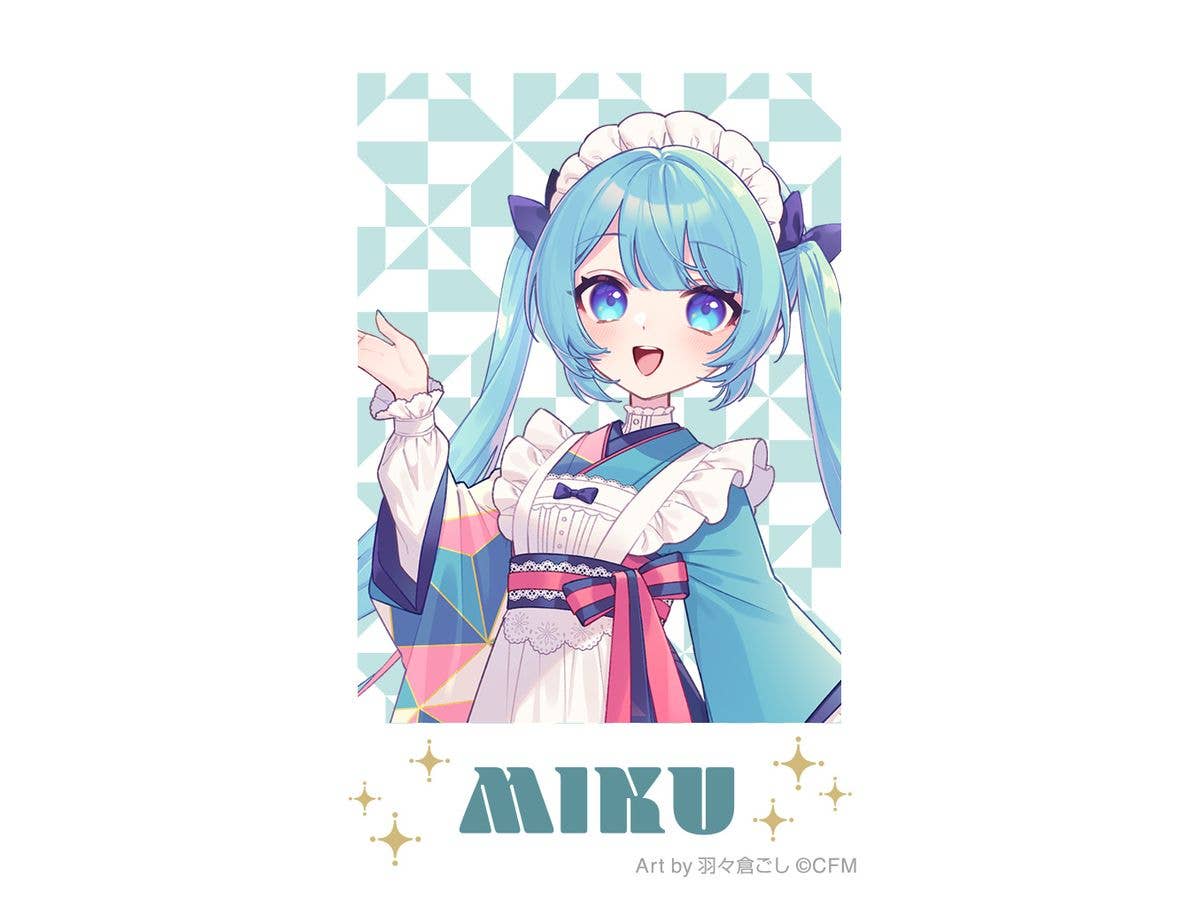 Hatsune Miku Series: Instax Print / Hatsune Miku Japanese-Style Cafe Art By Hahakuragoshi