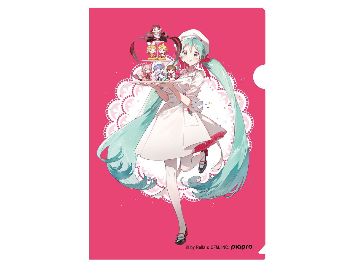 Hatsune Miku: characters Macaron Release Memorial Goods Clear File