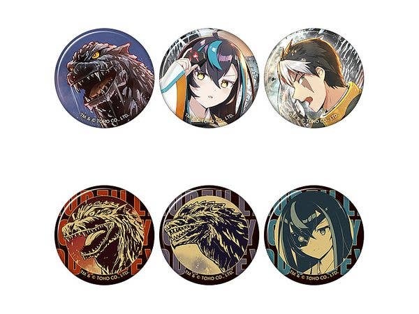 Godzilla Galaxy Odyssey: Character Badge Collection 1Box 6pcs