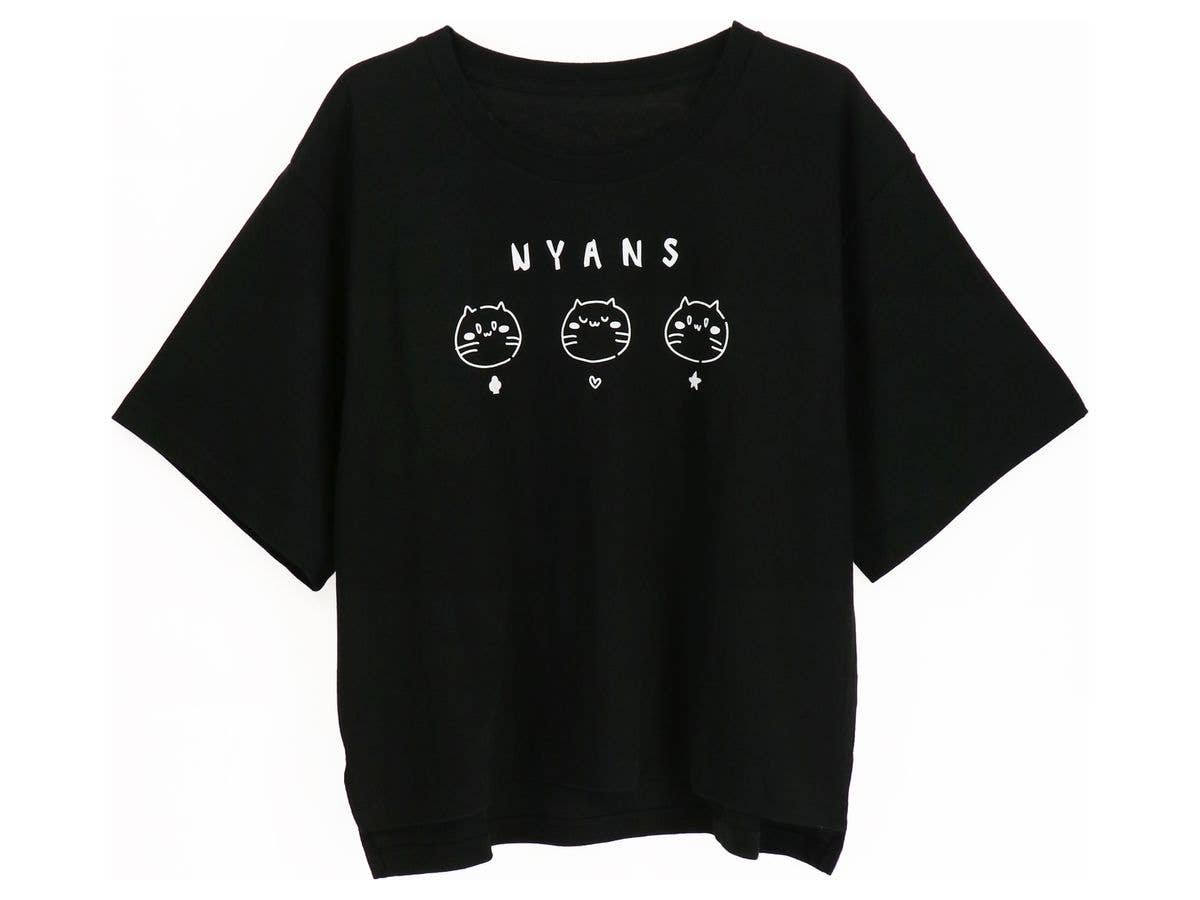 Dakaretai Otoko 1-i ni Odosarete Imasu. (Original Ver.): Nyans T-shirt: Black M