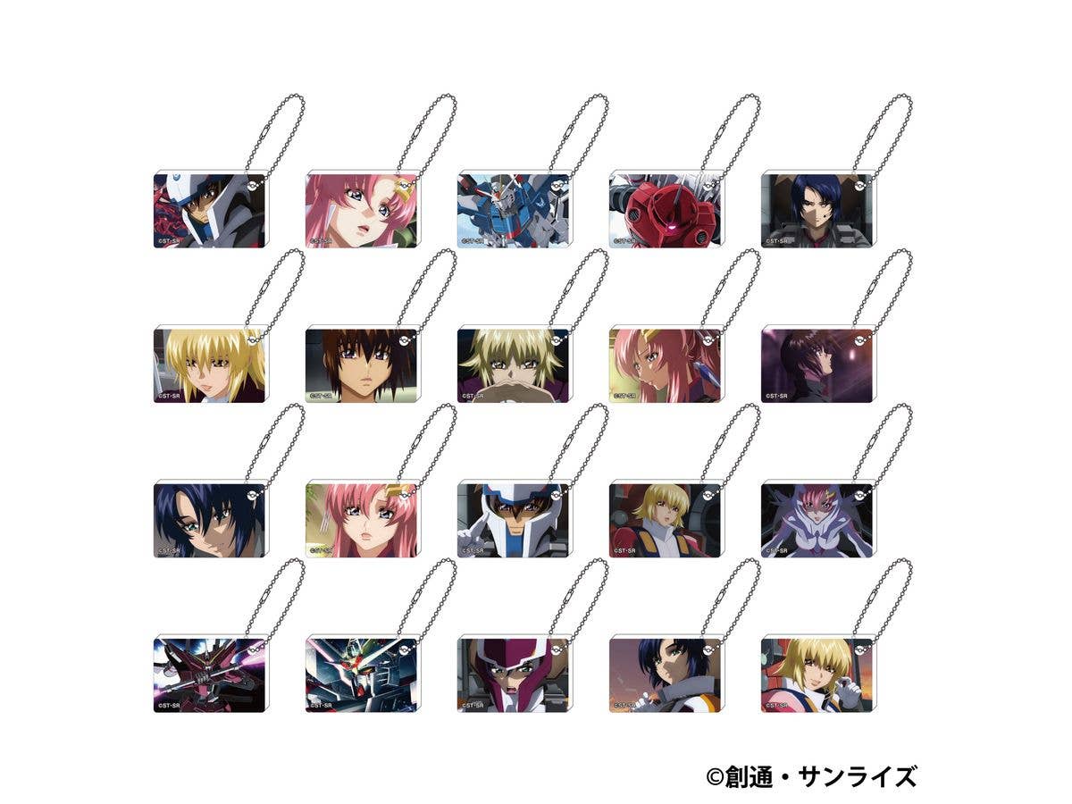 Mobile Suit Gundam Seed Freedom: Acrylic Keychain Collection 1 Box 10Pcs