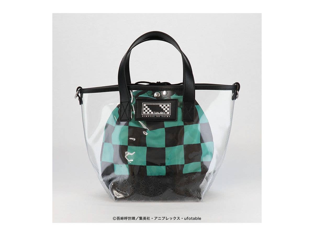 Demon Slayer: Kimetsu no Yaiba: (Anime Ver.): Clear Bag with Drawstring Pouch: Tanjiro Kamado
