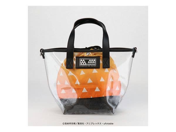 Demon Slayer: Kimetsu no Yaiba: (Anime Ver.): Clear Bag with Drawstring Pouch: Zenitsu Agatsuma