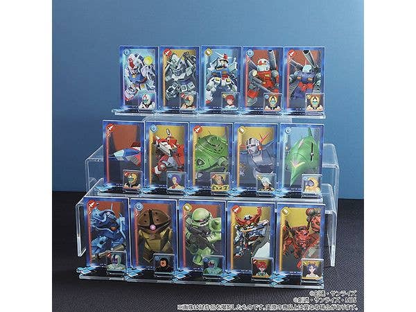 SD Gundam G Generation Eternal: Unit Formation Style Acrylic Stand Collection / Mobile Suit Gundam & GQuuuuuuX 1 Box 15 Pieces