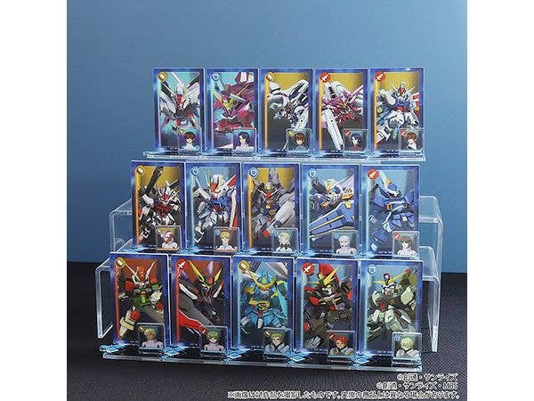 SD Gundam G Generation Eternal: Unit Formation Style Acrylic Stand Collection / Mobile Suit Gundam SEED 1 Box 15 Pieces