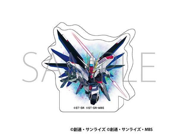 SD Gundam G Generation Eternal: Round Acrylic Figure / Freedom Gundam (EX)
