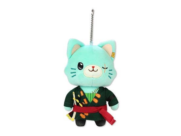 One Piece: With Cat Eye Mask Plush Keychain / Zoro