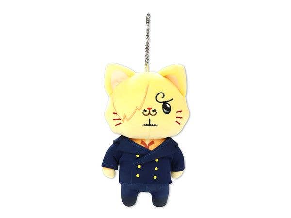 One Piece: With Cat Eye Mask Plush Keychain /Sanji