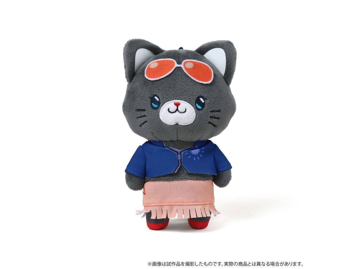 One Piece: With Cat Eye Mask Plush Keychain / Robin