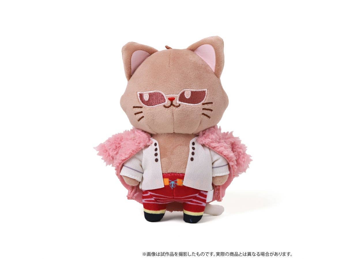 One Piece: With Cat Eye Mask Plush Keychain / Doflamingo