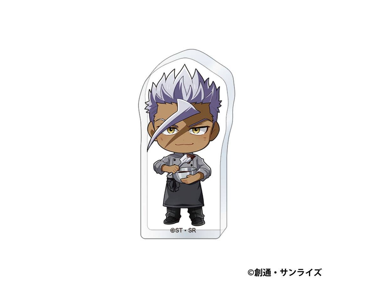 Mobile Suit Gundam: Iron-Blooded Orphans: Round Acrylic Figure / Orga Itsuka Patissier Style