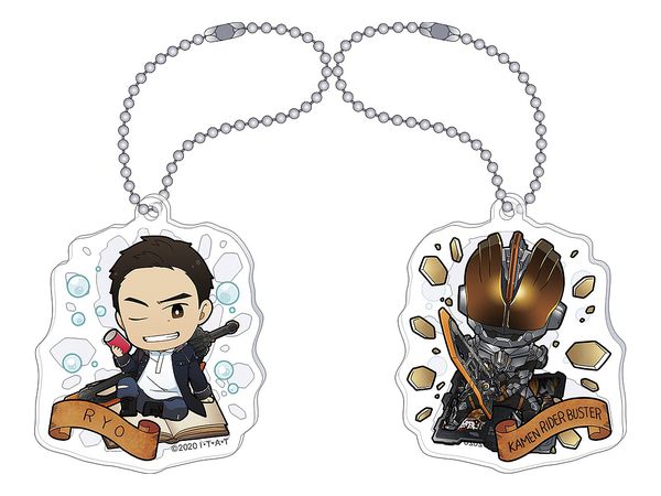 Kamen Rider Saber: Acrylic Keychain Ryo Ogami & Kamen Rider Buster