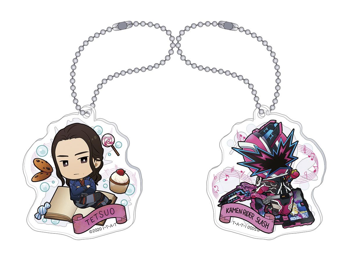 Kamen Rider Saber: Acrylic Keychain Tetsuo Daishinji & Kamen Rider Slash
