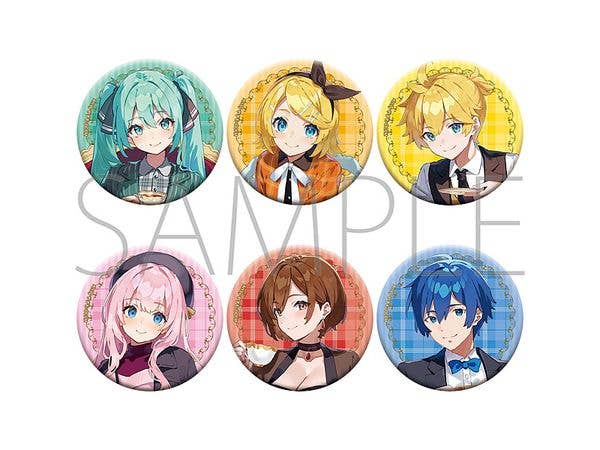 Hatsune Miku Series: Glitter Character Badge Collection 1 Box 6pcs