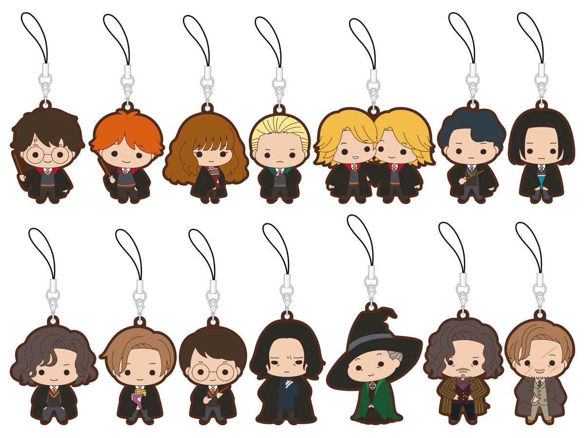 Harry Potter: Rubber Strap Collection / Mini Character 1Box (14pcs)