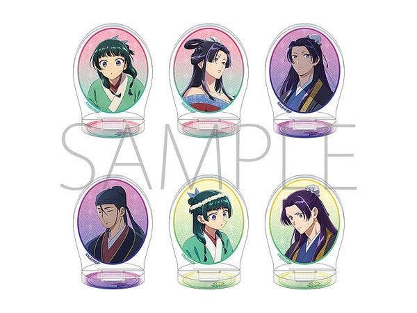 The Apothecary Diaries ChuaSta Miniature Acrylic Stand Collection / Peony, Iris, White Clover 1 Box 6pcs