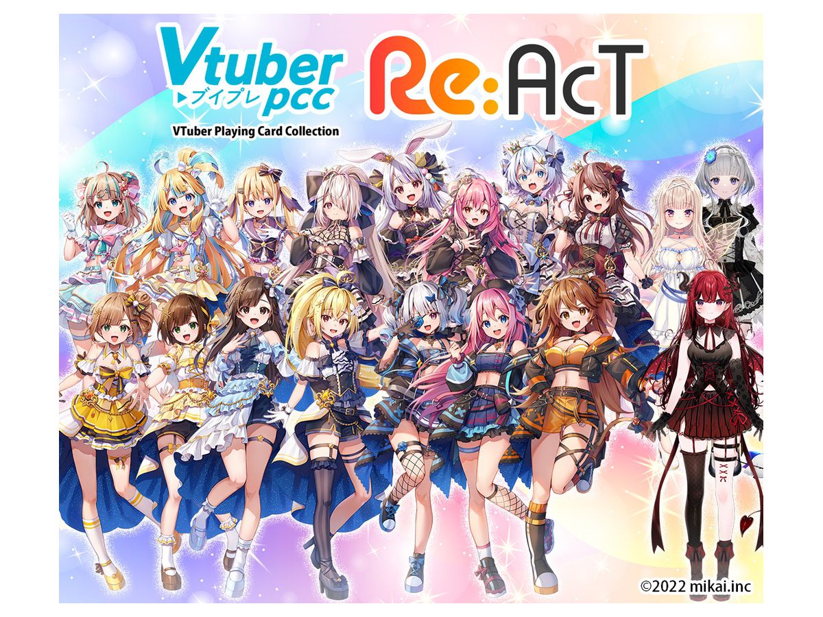 VTuber Playing Card Collection/Re:AcT 1Box (10pcs)
