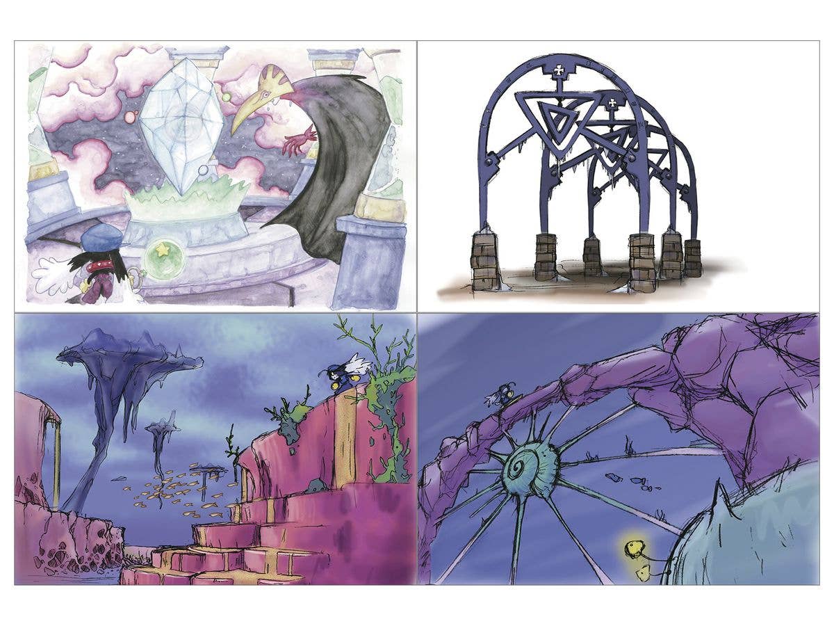 Klonoa: Postcard Set / A / 1 Set of 4 Cards