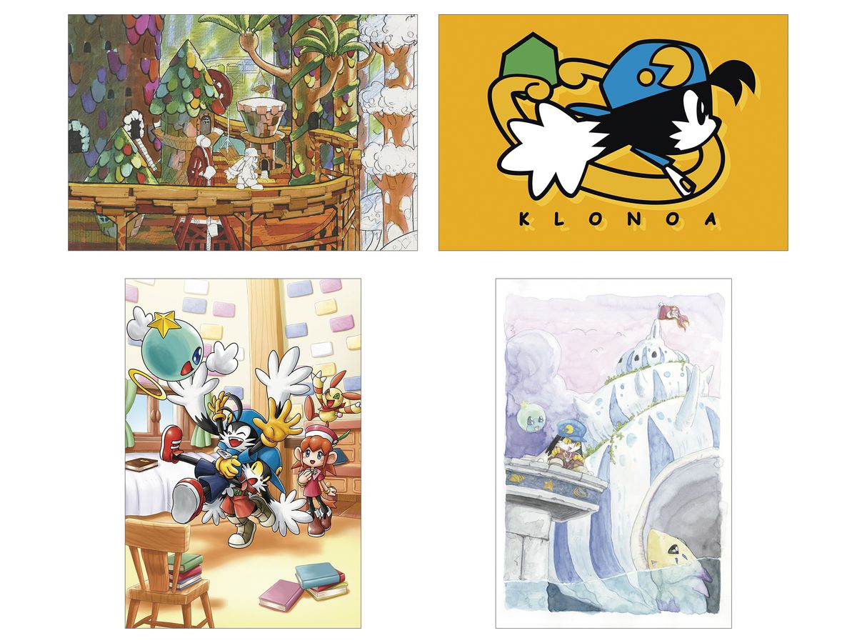 Klonoa: Postcard Set / B / 1 Set of 4 Cards