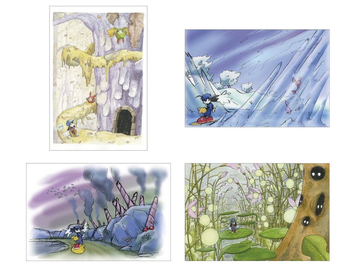 Klonoa: Postcard Set / C / 1 Set of 4 Cards
