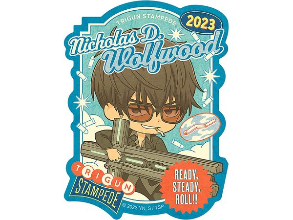 TRIGUN STAMPEDE: Sticker / Wolfwood Chibi Chara