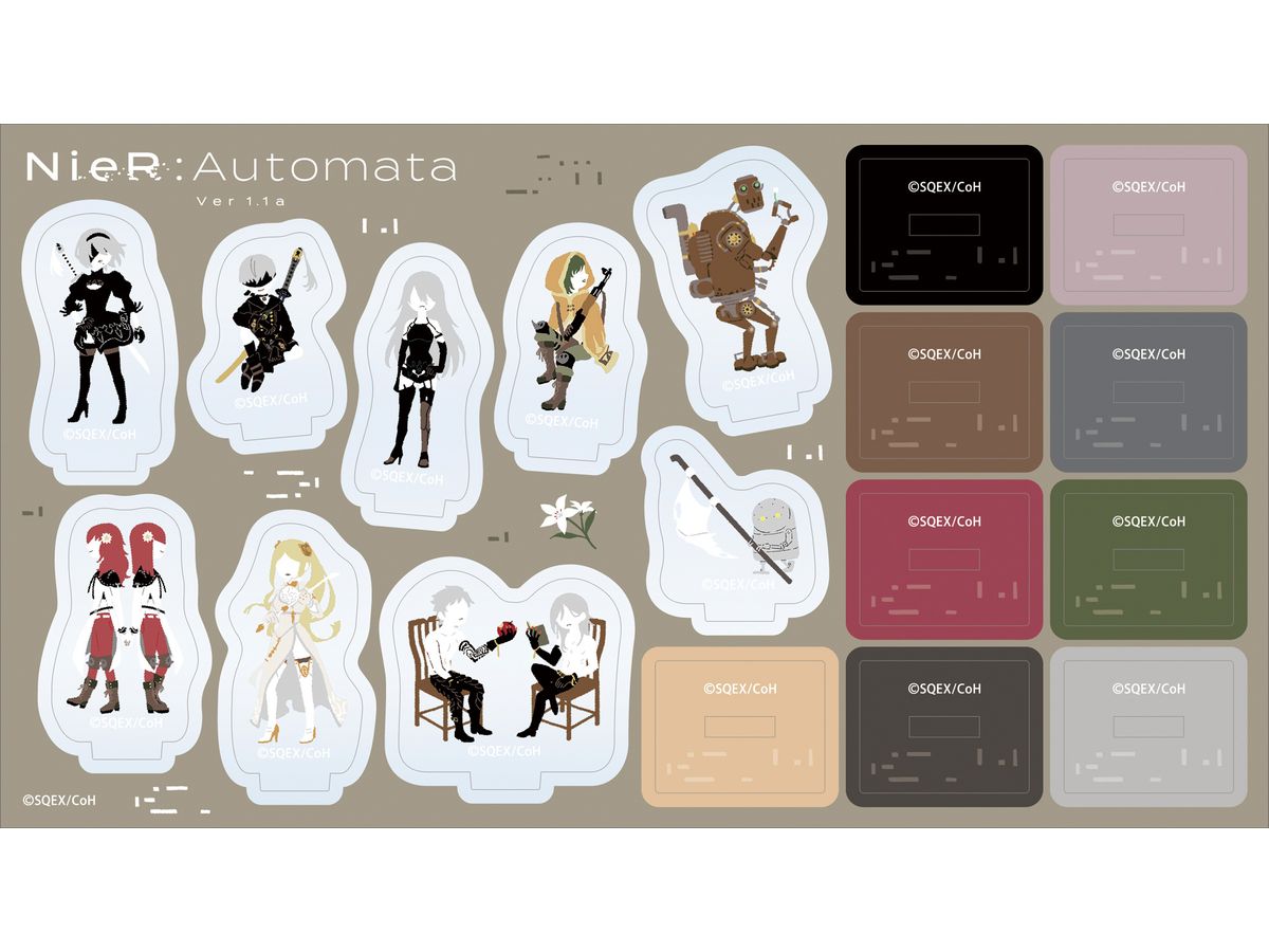 NieR:Automata Ver1.1a: Acrylic Stand / Yuru Palette