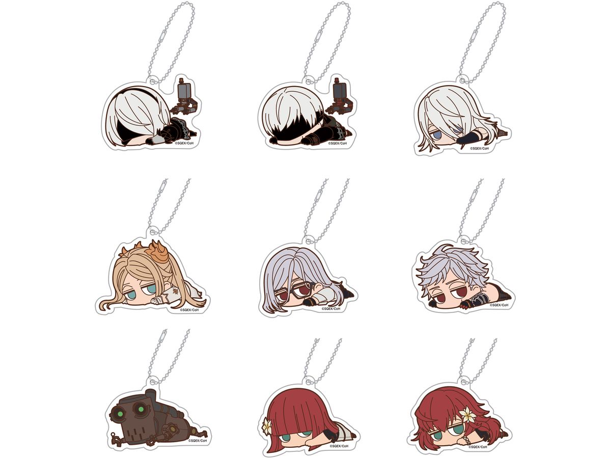NieR:Automata Ver1.1a: Acrylic Keychain Collection / Daruun: 1Box (9pcs)