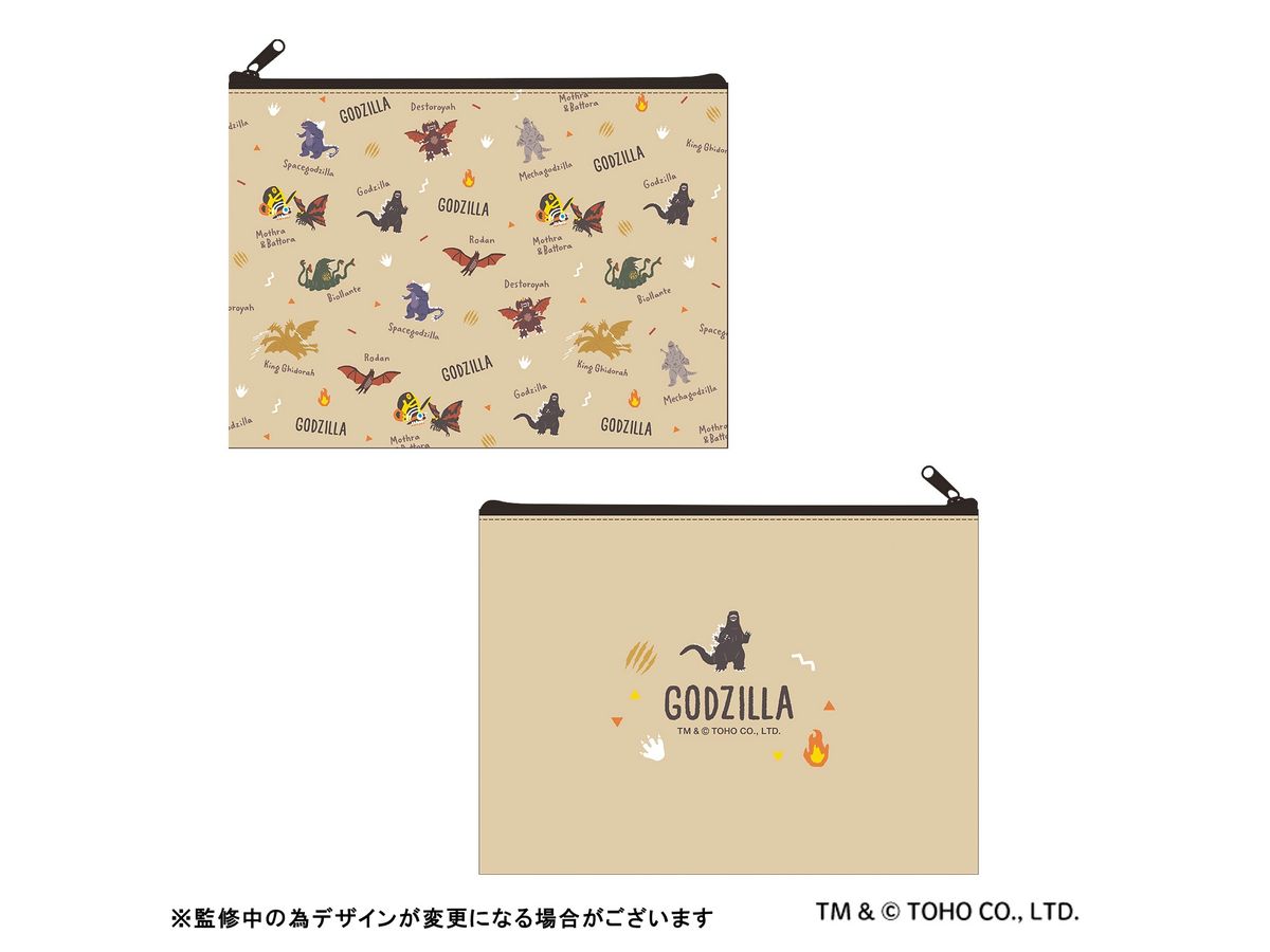 Godzilla: Flat Pouch / Yuru Palette