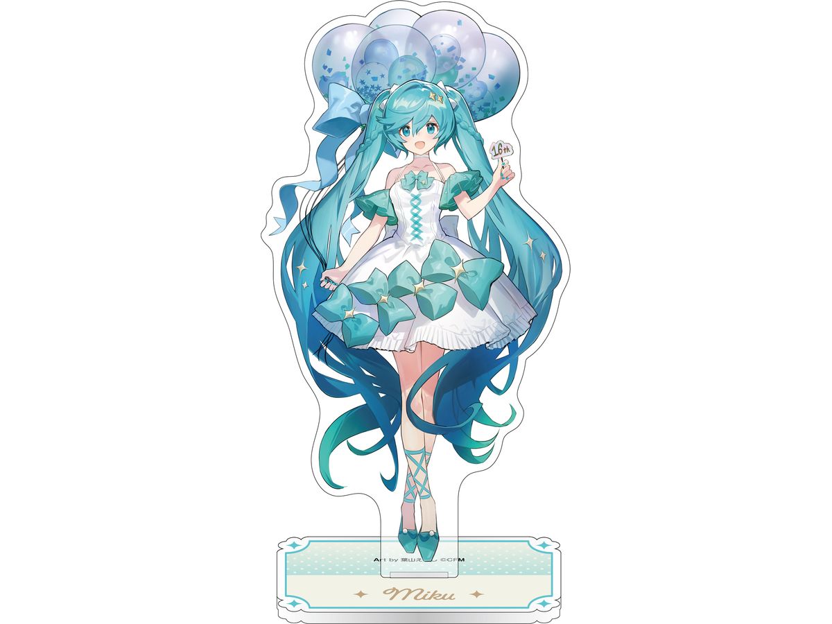 Hatsune Miku Series: Acrylic Stand / Hatsune Miku 16th Birthday Hatsune Miku