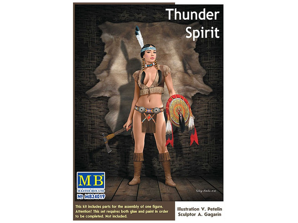 Thunder Spirit Pin-up Style Native American Girl